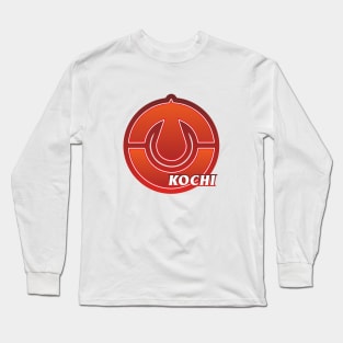 Kochi Japanese Prefecture Design Long Sleeve T-Shirt